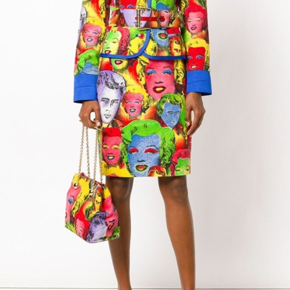 VERSACE 1991 Andy Warhol Marilyn Monroe Suit Set - Picture 2 of 14